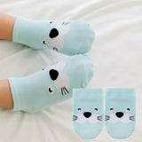Blue seal baby socks