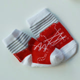 Canvas Sneaker Crew Socks